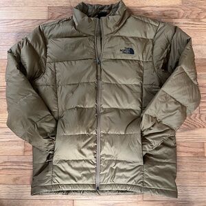 The North Face Gold/Brown Puffer Jacket